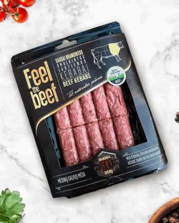 30 d. Sausai brandinti jautienos kebabai 500 g